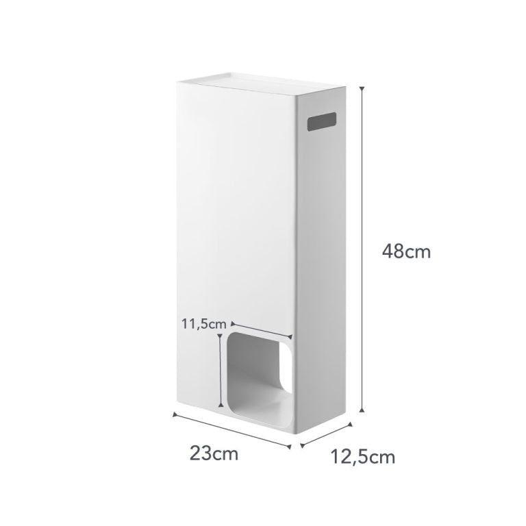 Yamazaki Toilet Paper Stocker - Tower - white