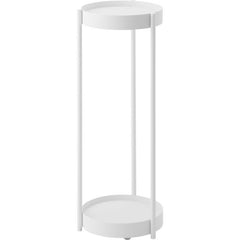 Yamazaki 2-tiered plant stand with caster - Tower - White