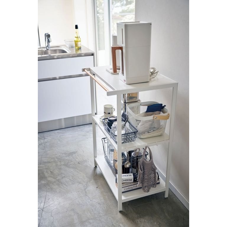 Yamazaki 3-Tiered storage Rack - Tower - white