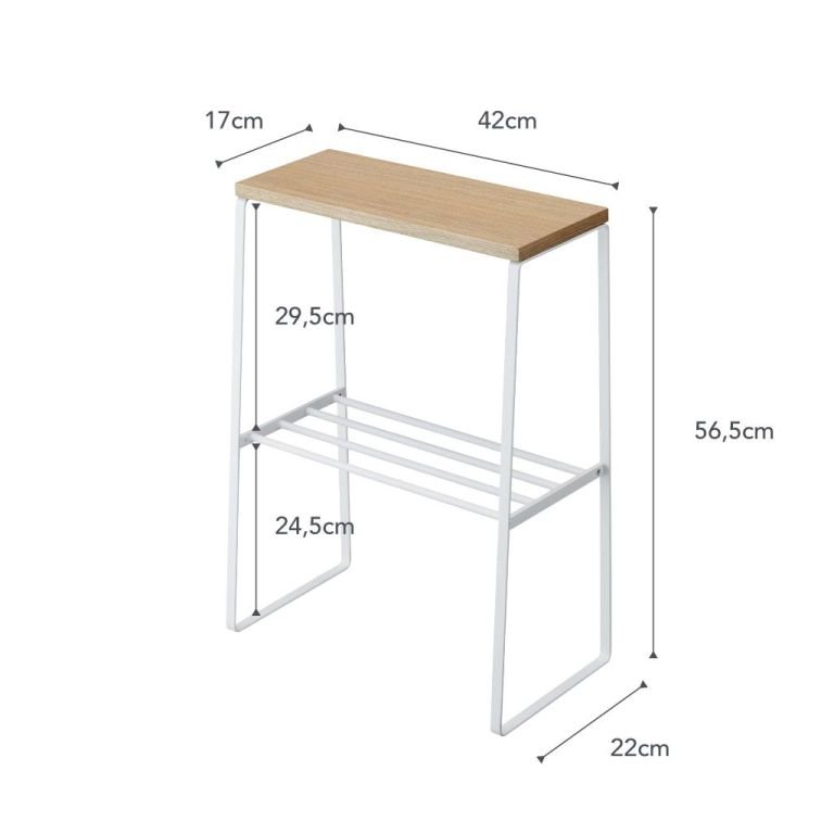 Yamazaki Bijzettafel - Tosca - Wit